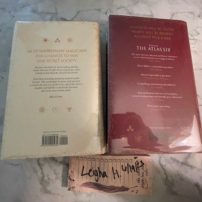 Fairyloot The Atlas Six and The Atlas Pardox BUNDLE