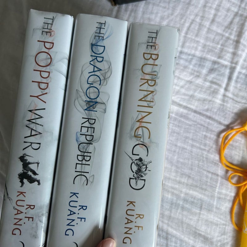 The Poppy War Trilogy by R. F. Kuang Illumicrate Edition SIGNED