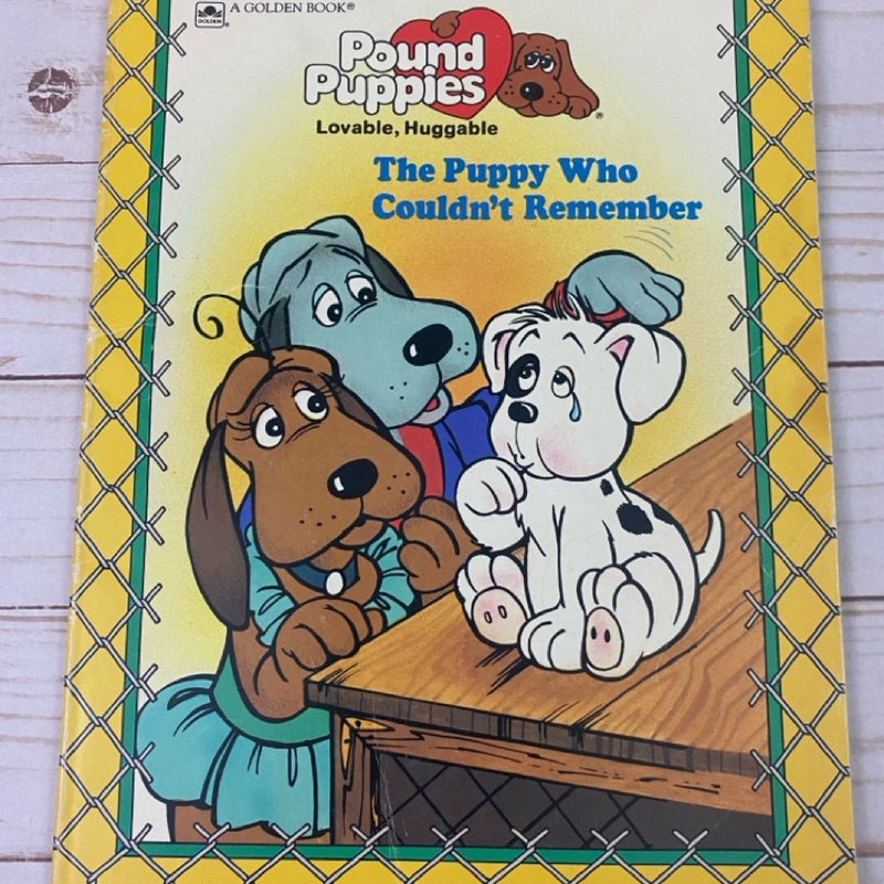 1986 Pound Puppies PB The Puppy Who Couldn’t Remember Golden Book 80s