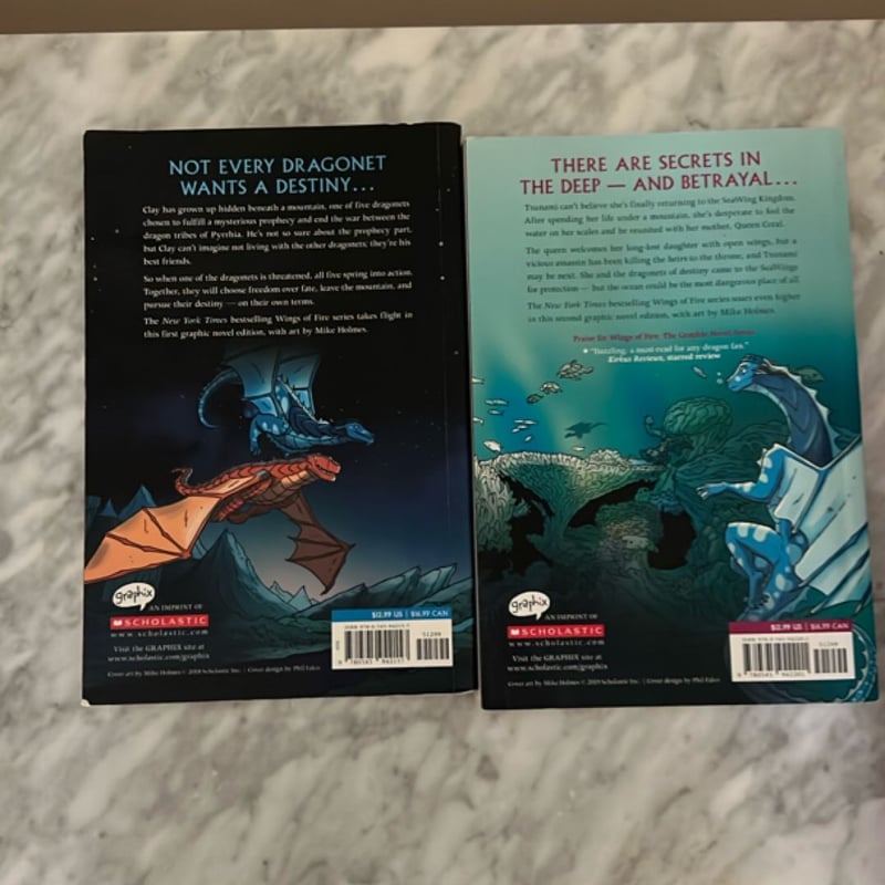 Wings of Fire The Dragonet Prophecy and The Lost Heir