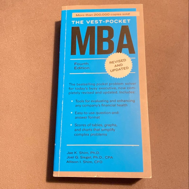 The Vest-Pocket MBA