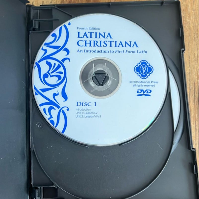 LATINA CHRISTIANA Introduction to First Form Latin Teacher Manual & Instructional DVDs