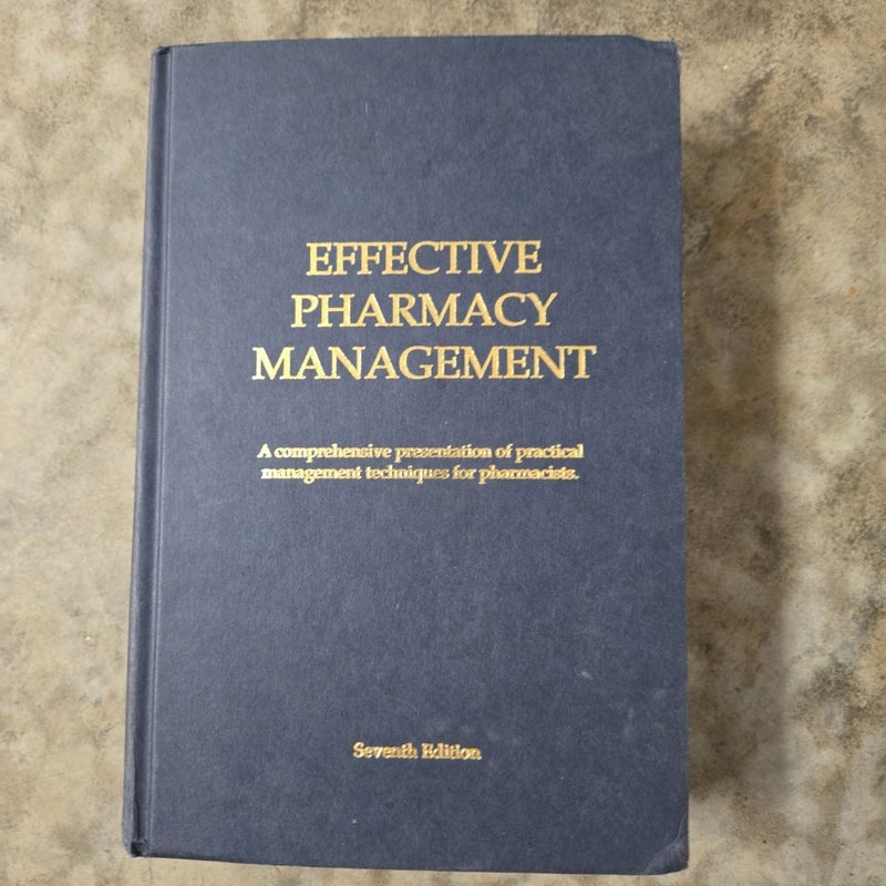 Effective Pharmacy Management