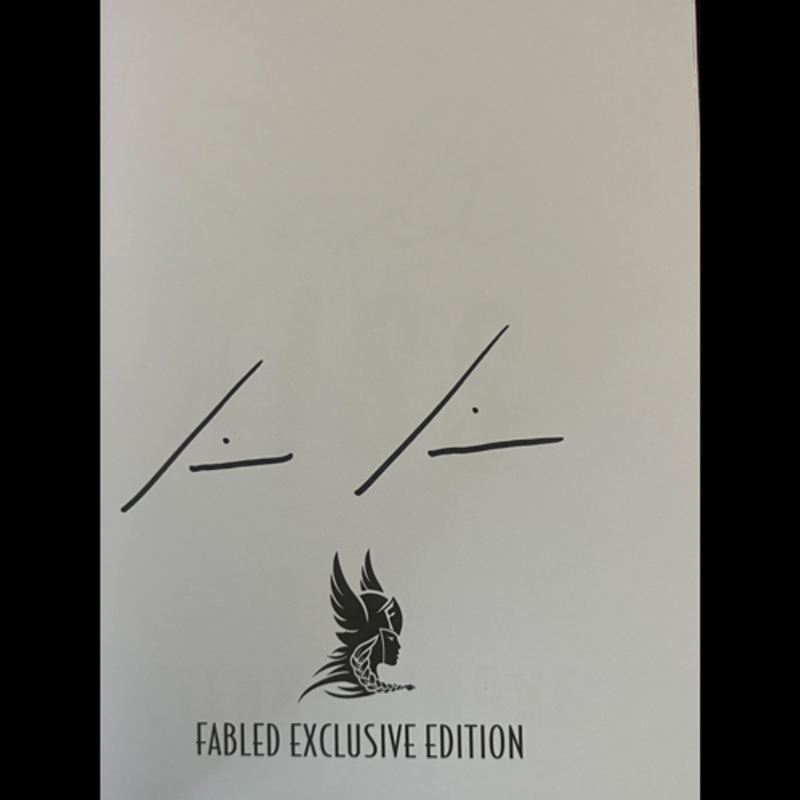 SIGNED Salt Kiss Fabled edition 