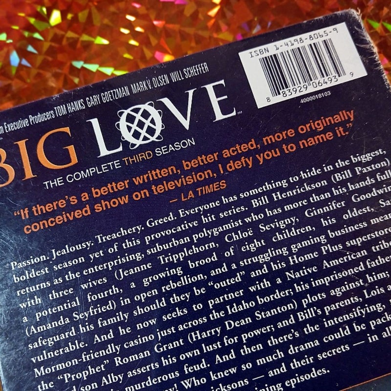 Big Love: The Complete Third Season (4 DVD Set) Sealed