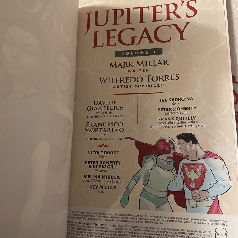 Jupiter's Legacy, Volume 1 