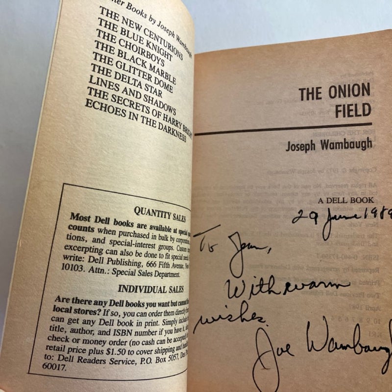The Onion Field (SIGNED)