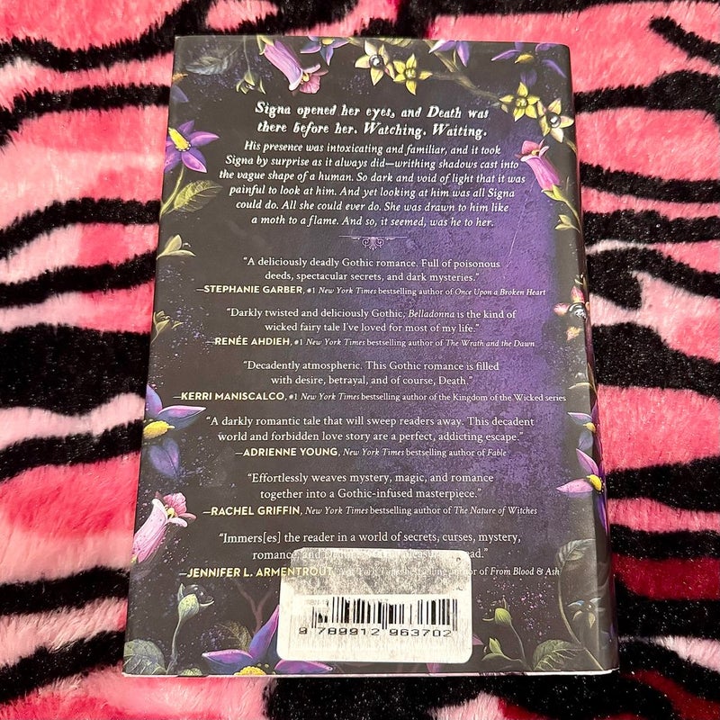 Belladonna *OOP First Edition* WHITE Hidden special cover w/ purple end pages 