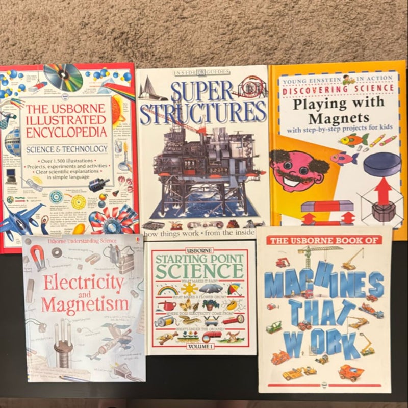 Lot of science and technology books