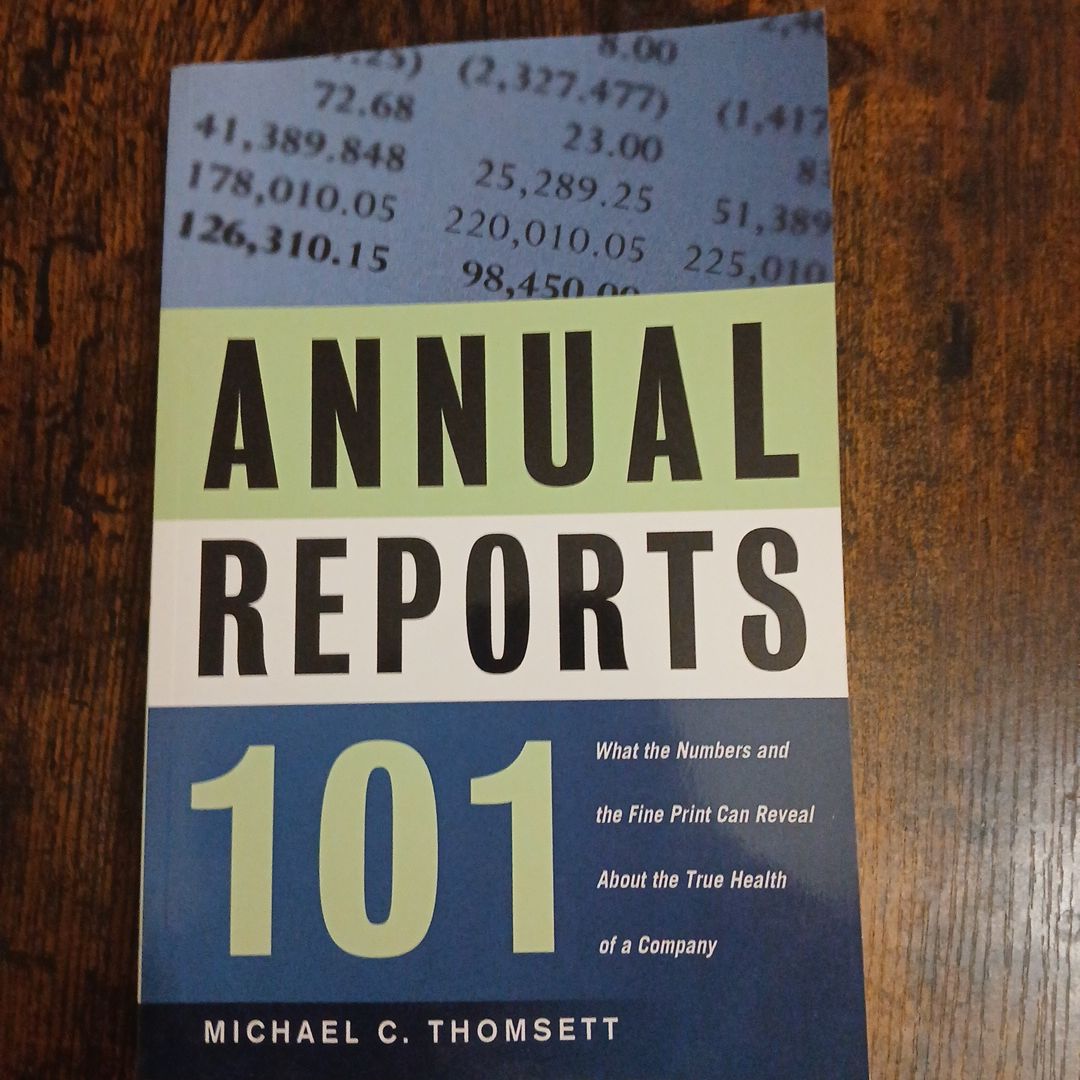 Annual Reports 101