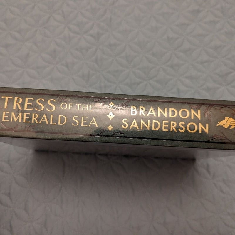 Brandon Sanderson Kickstarter TRESS OF THE EMERALD SEA HC Swag