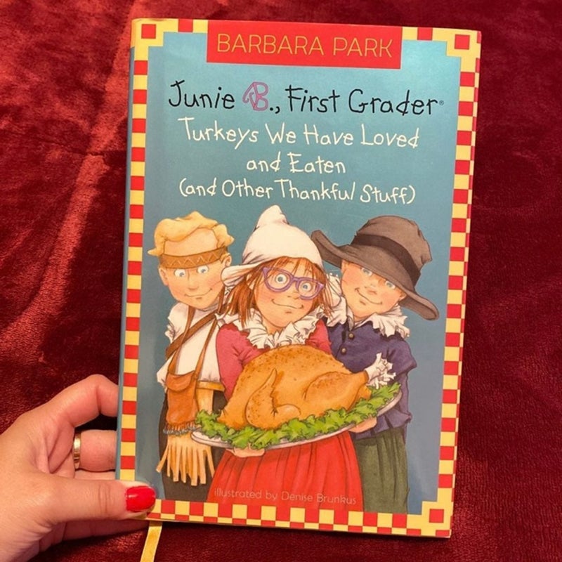 Junie B Jones turkeys we have loved and eaten 