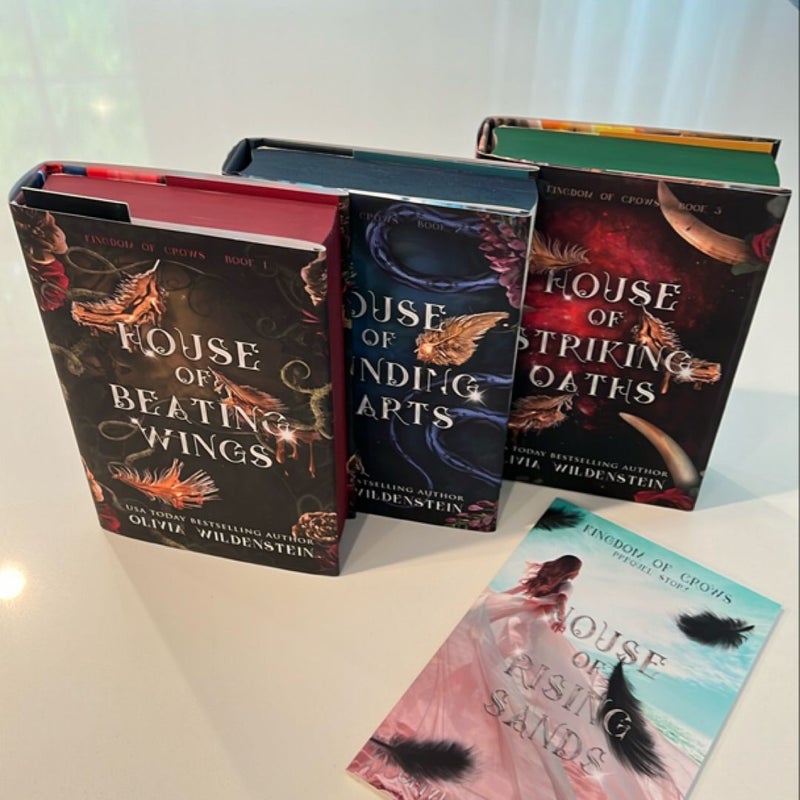 Signed Kingdom of Crows Series (Books 1-3 & Prequel)