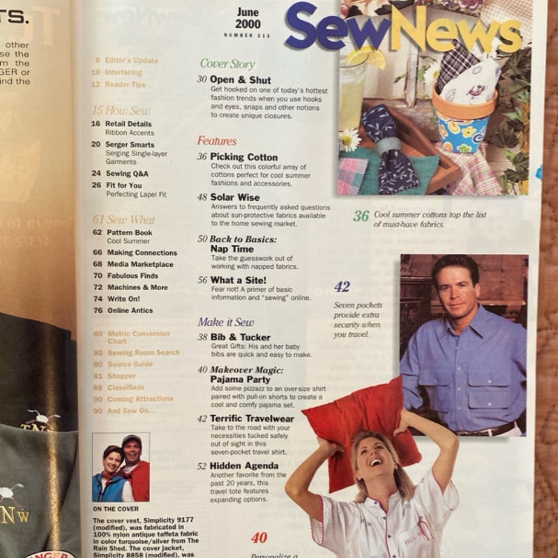 Sewing News Magazine (June 2000)
