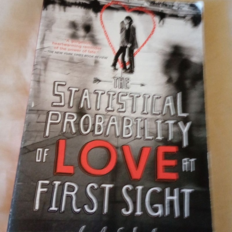 The Statistical Probability of Love At First Sight Paperback Signed 