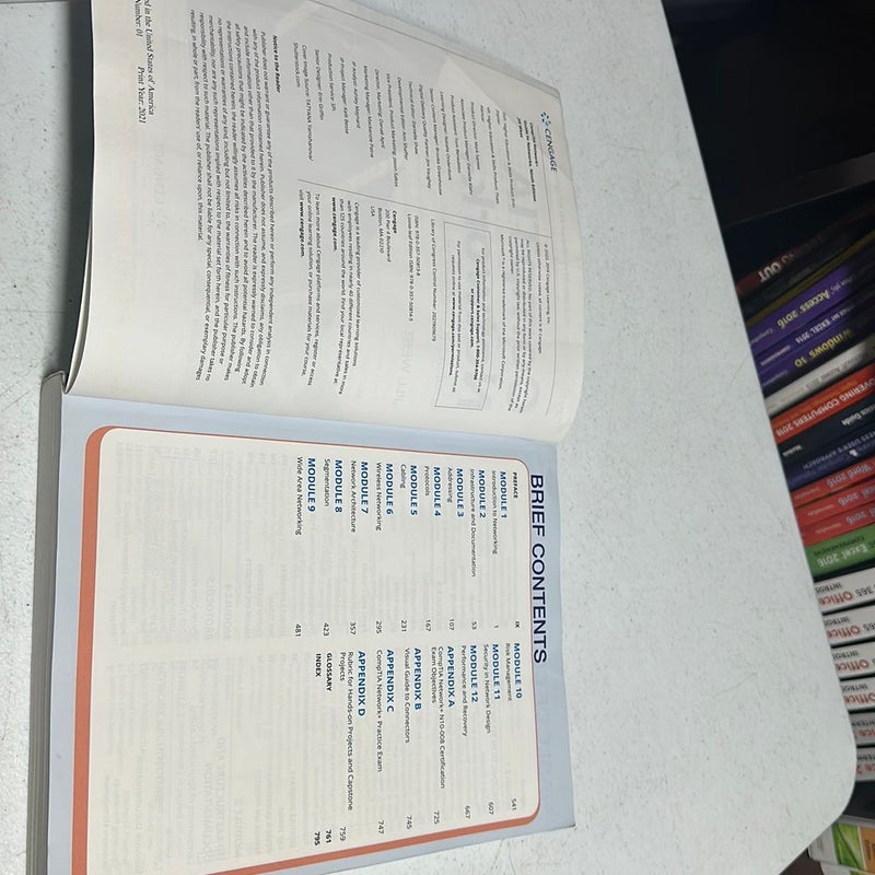 CompTIA Network+ Guide to Networks 9th edition ( look on book)