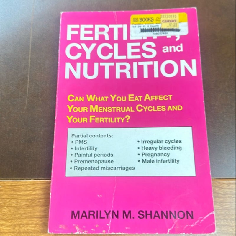 Fertility, Cycles and Nutrition