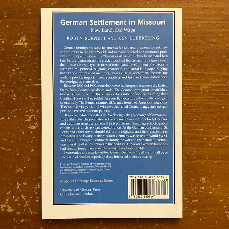 German Settlement in Missouri