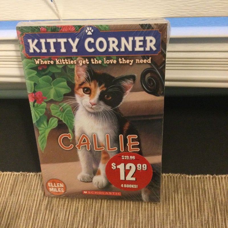 Kitty Corner 4 books set: Domino, Callie,  Otis and Duchess