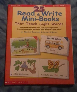 25 Read and Write Mini-Books That Teach Sight Words