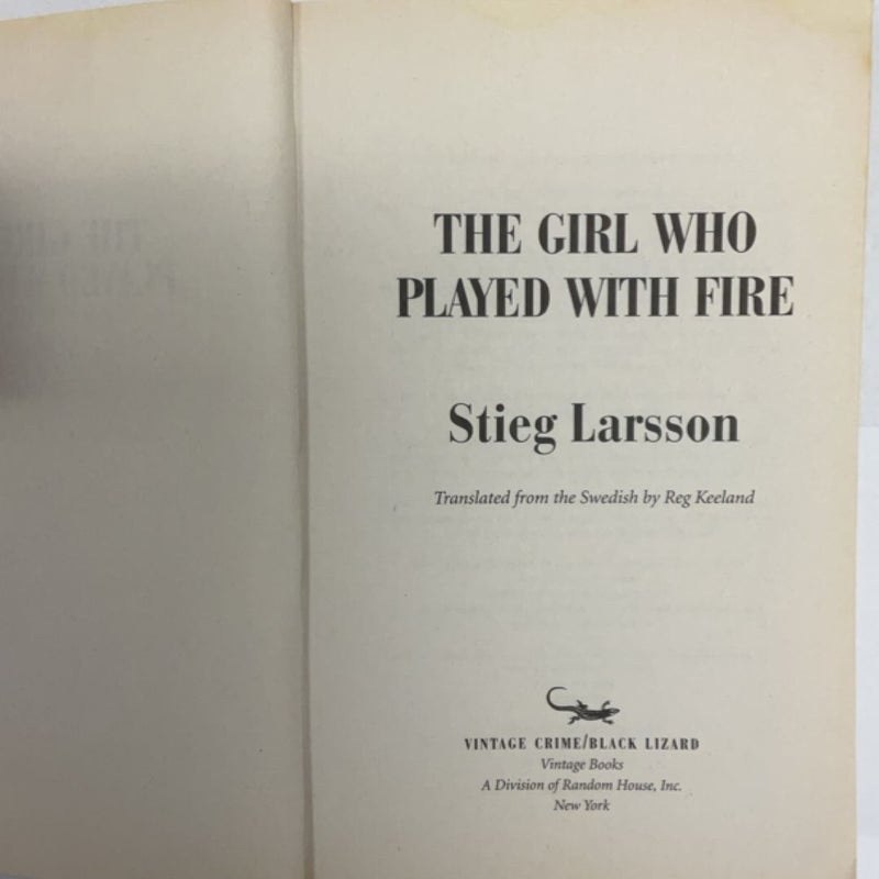 The Girl Who Played with Fire