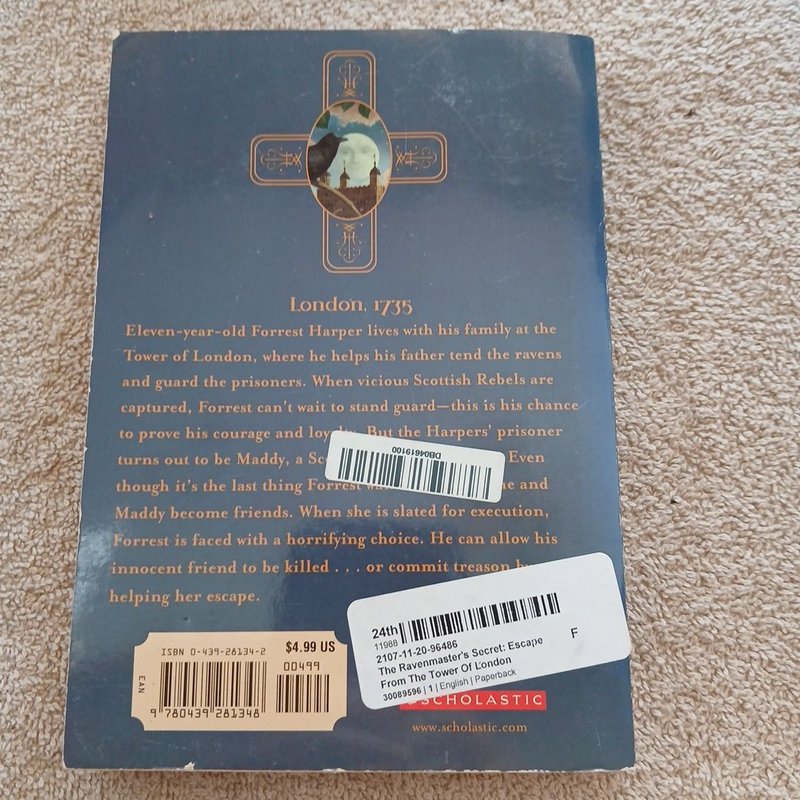 The Ravenmaster's Secret by Elvira Woodruff, Paperback | Pangobooks