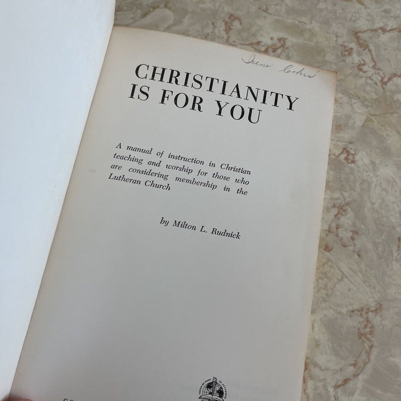 Is Christianity for You? (Lutheran) 