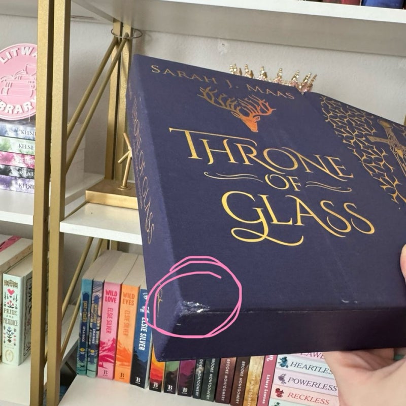 Throne of Glass Collector's Edition (including page overlays from The Dusty Shop)