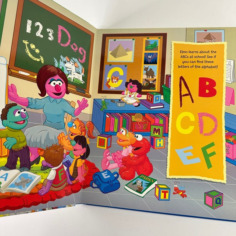 Sesame Street Let’s Go To School First Look and Find Book