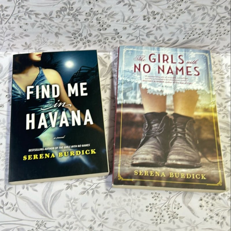 Find Me in Havana & The Girls with No Names Paperback Bundle