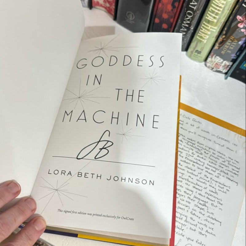 Goddess in the Machine Owlcrate Edition Signed