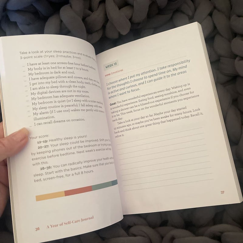 A Year of Self-Care Journal