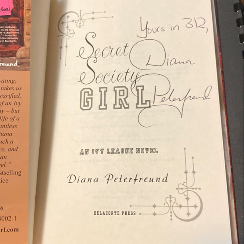 Secret Society Girl *Autographed Copy*