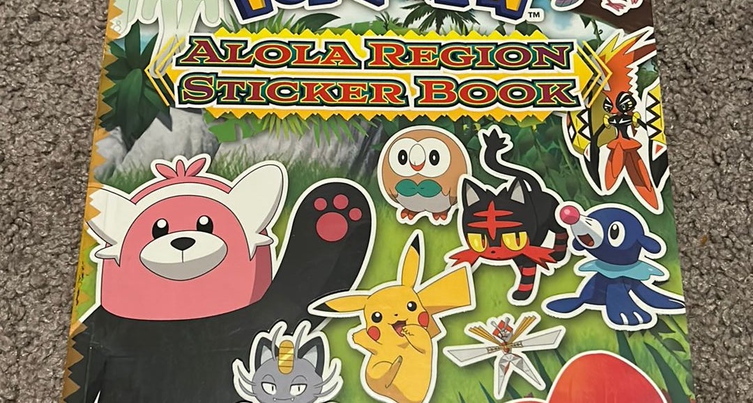 Pokémon Alola Region Sticker Book by The Pokemon The Pokemon Company  International, Paperback