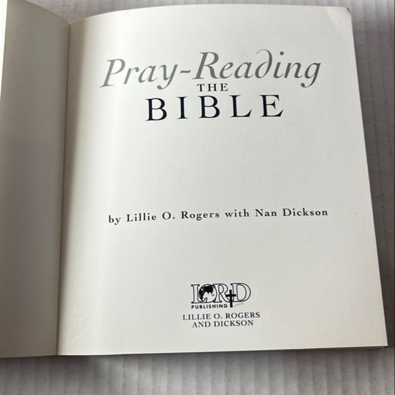 Pray-Reading The Bible