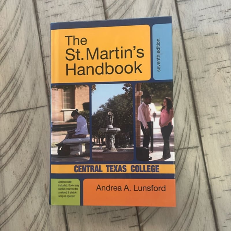 The St. Martin's Handbook by Andrea A. Lunsford, Hardcover | Pangobooks