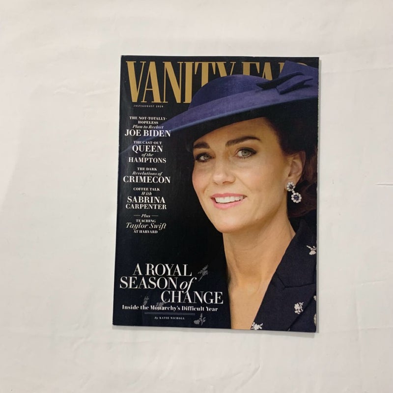 Vanity Fair “A Royal Season of Change” Issue July/August 2024 Magazine