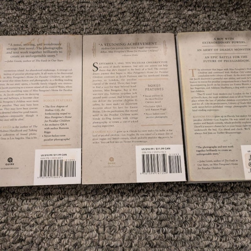 Miss Peregrine's Peculiar Children Boxed Set