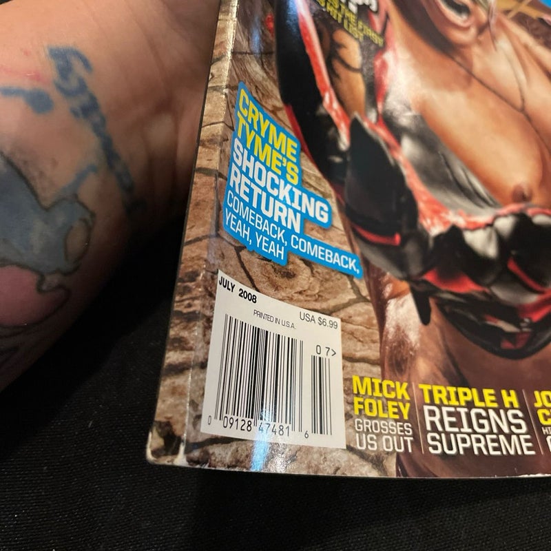 Rey Mysterio WWE magazine July 2008