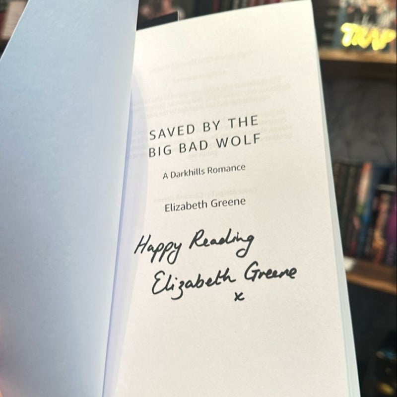 Saved by the Big Bad Wolf -signed