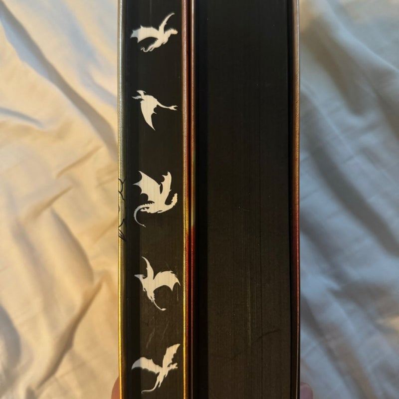 Fourth Wing (first edition) Iron Flame (first edition)