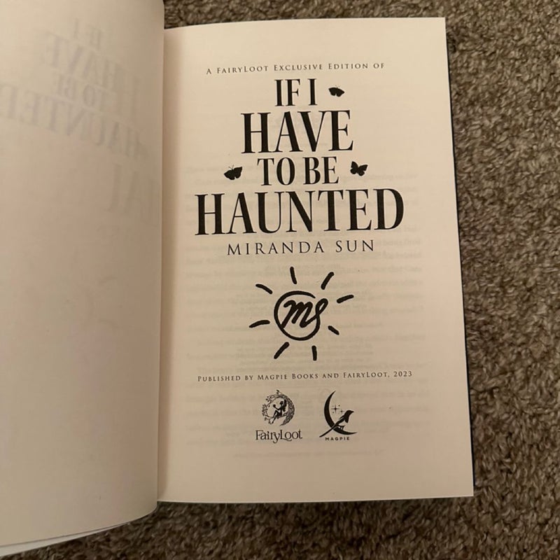 If I Have to Be Haunted FairyLoot Edition