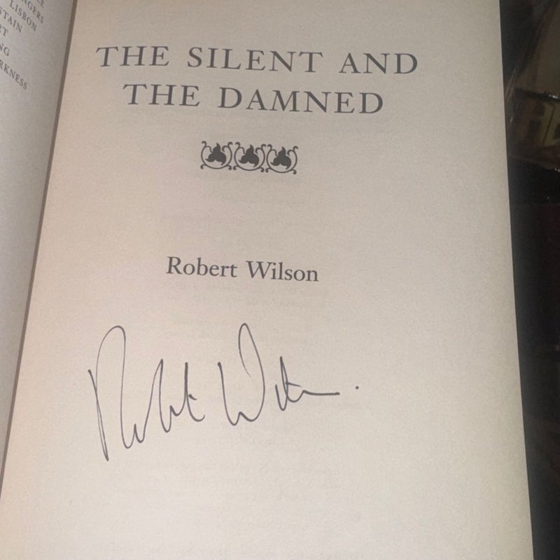 THE SILENT AND THE DAMNED SIGNED 