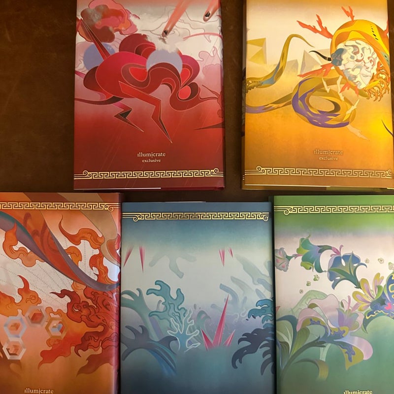 Illumicrate Percy Jackson and the Olympians set signed
