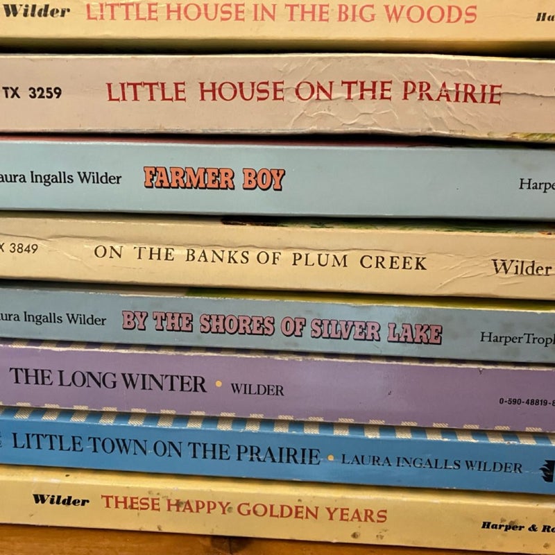 Laura Ingalls Wilder Little House Book Lot