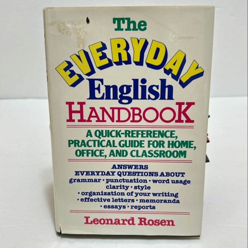 The everyday English handbook The everyday English handbook