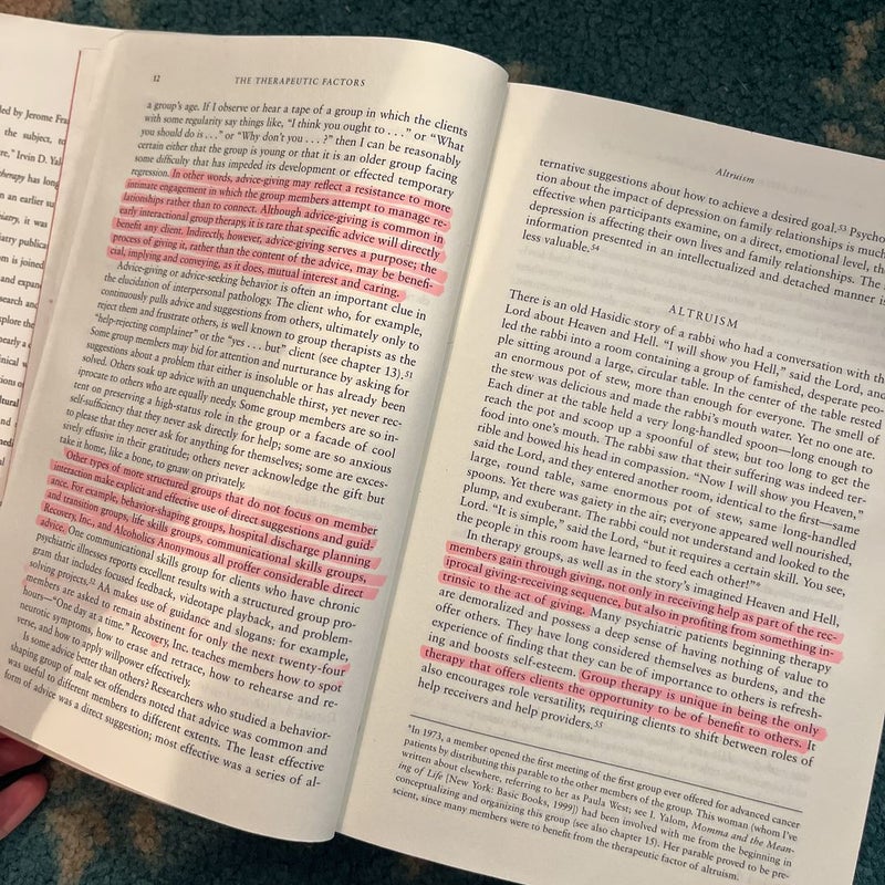 Theory and Practice of Group Psychotherapy