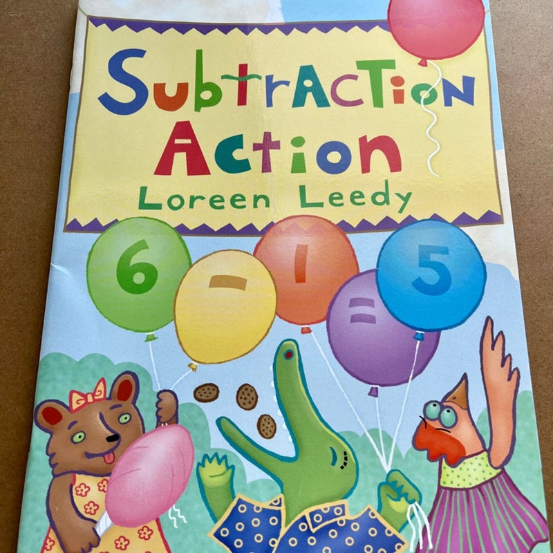 Subtraction Action Scholastic Book Teacher Homeschool 