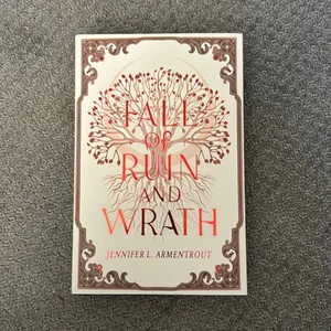 Fall of Ruin and Wrath bookish box special edition signed