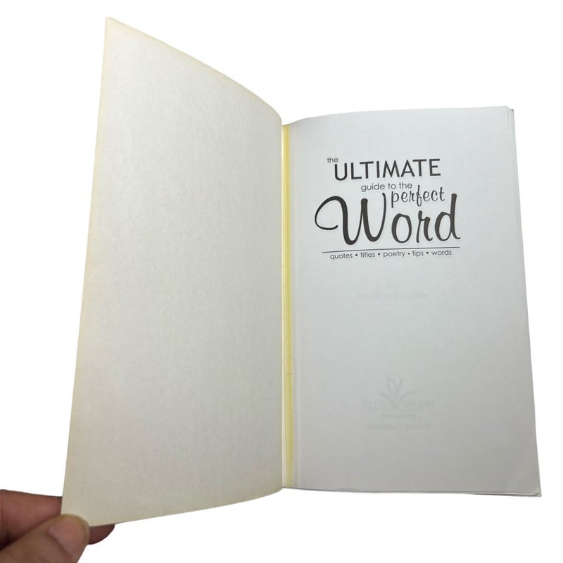 The Ultimate Guide to the Perfect Word